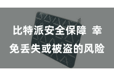 比特派安全保障 幸免丢失或被盗的风险