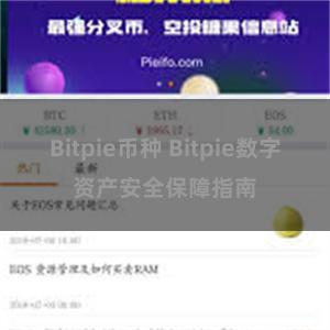 Bitpie币种 Bitpie数字资产安全保障指南