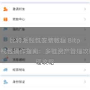 比特派钱包安装教程 Bitpie钱包操作指南：多链资产管理攻略