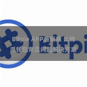 Bitpie APP最新版 比特派钱包常见问题解决方案