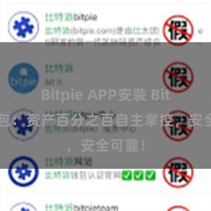 Bitpie APP安装 Bitpie钱包：资产百分之百自主掌控，安全可靠！