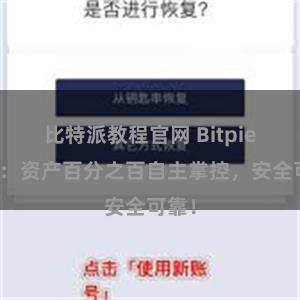 比特派教程官网 Bitpie钱包：资产百分之百自主掌控，安全可靠！