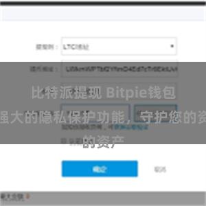 比特派提现 Bitpie钱包：强大的隐私保护功能，守护您的资产