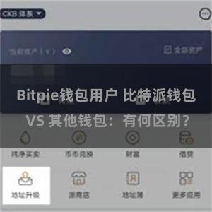 Bitpie钱包用户 比特派钱包 VS 其他钱包：有何区别？