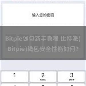 Bitpie钱包新手教程 比特派(Bitpie)钱包安全性能如何？