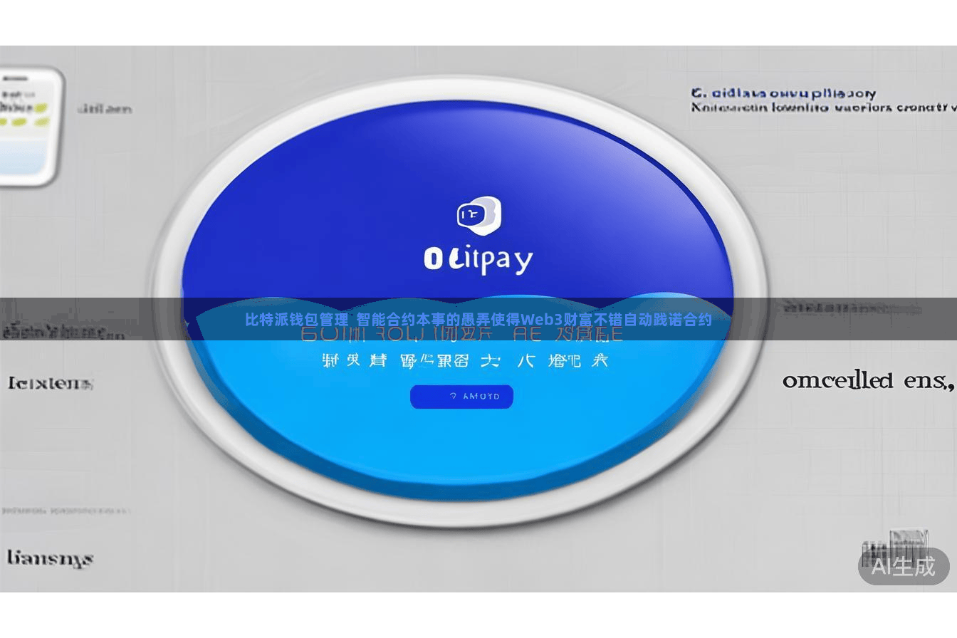 比特派钱包管理  智能合约本事的愚弄使得Web3财富不错自动践诺合约