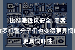 比特派钱包安全  黑客和收罗犯警分子们也变得更具恫吓性